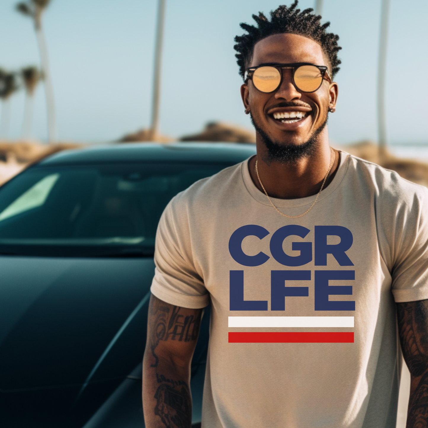 Cigar Life - BLOCK LETTERING T-Shirt