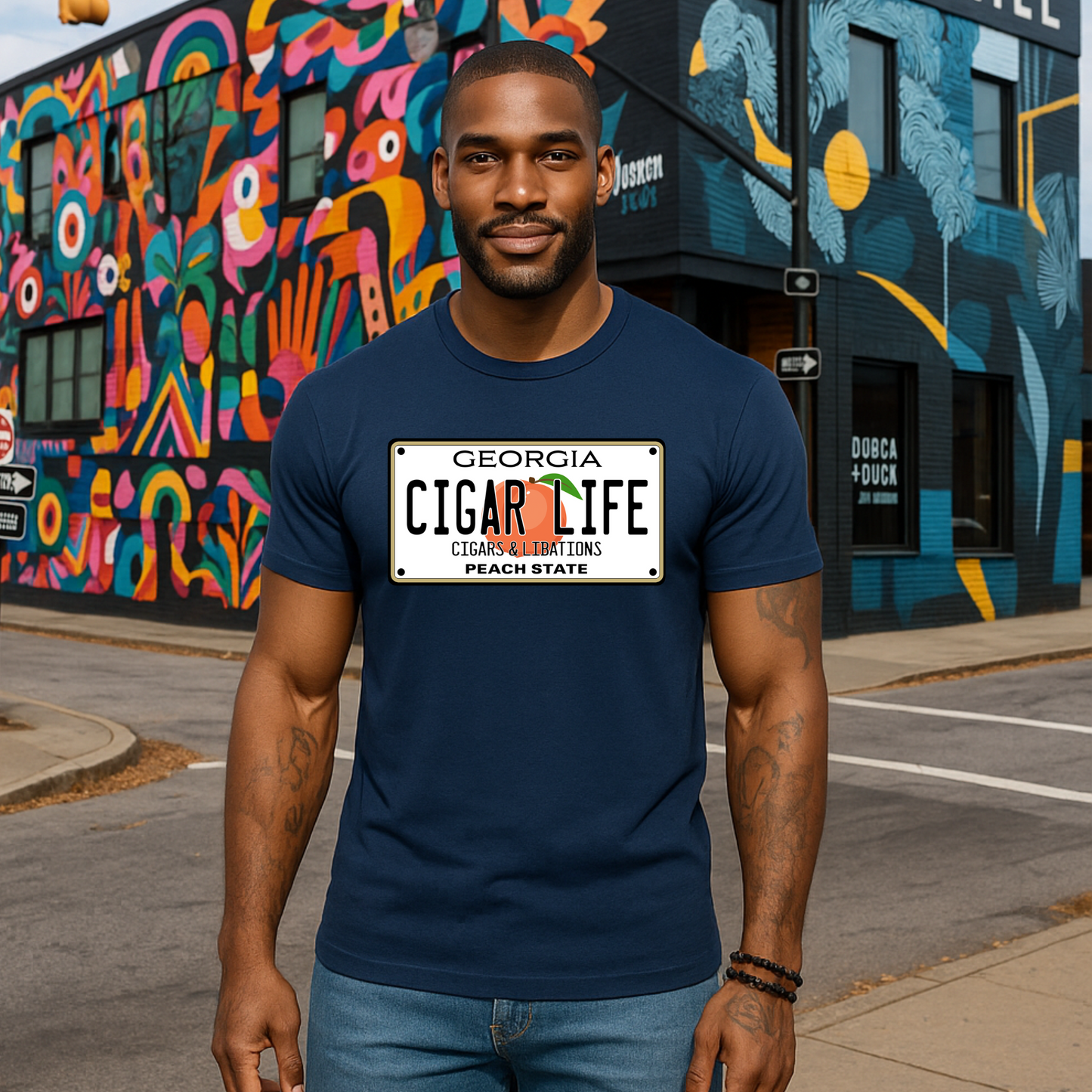 Short Sleeve- Cigar Life "License Plate" Edition