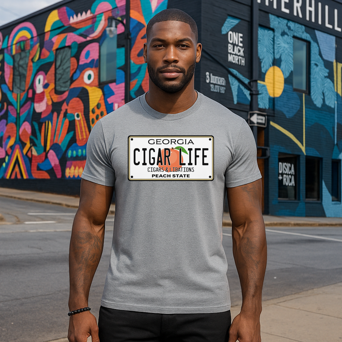Short Sleeve- Cigar Life "License Plate" Edition