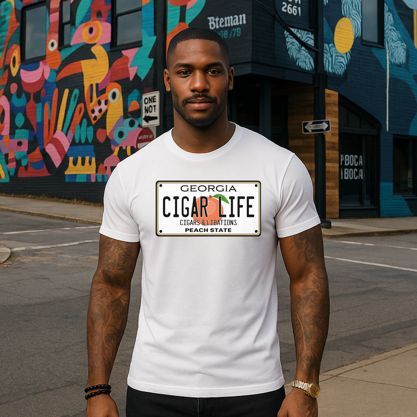 Short Sleeve- Cigar Life "License Plate" Edition