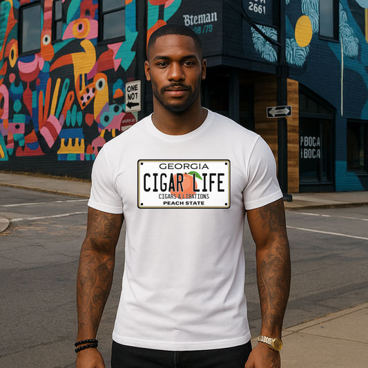 Short Sleeve- Cigar Life "License Plate" Edition