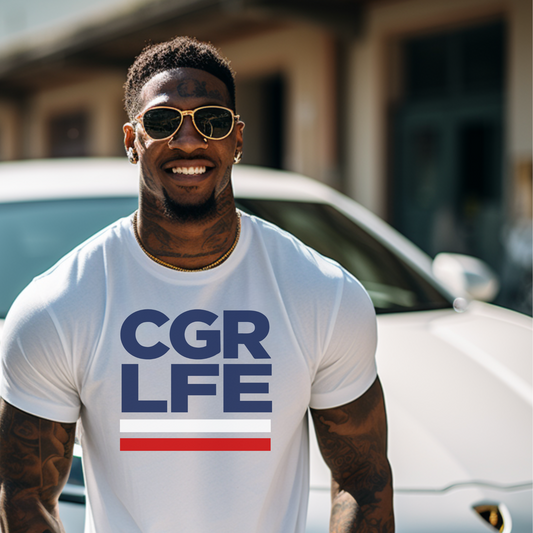 Cigar Life - BLOCK LETTERING  T-Shirt