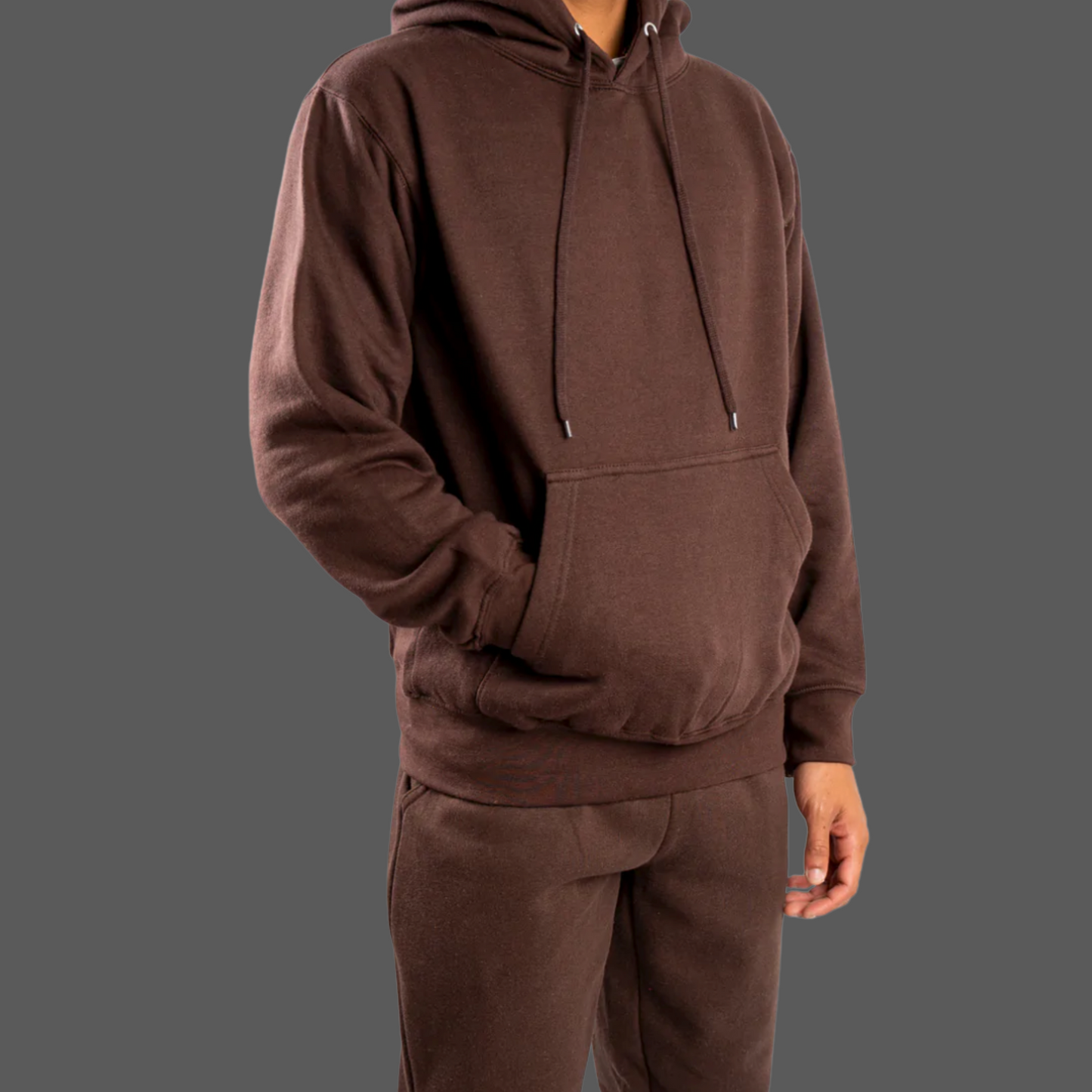 Brown - Unisex Cigar Life Jogger Set